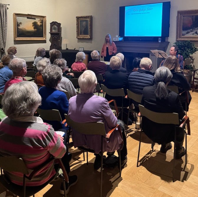 Alzheimercafé på Svalnäs i Danderyd mars 2026